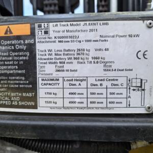 17037 Data Plate