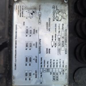 17320 Data Plate