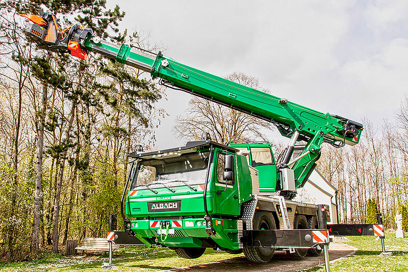 Albach felling crane
